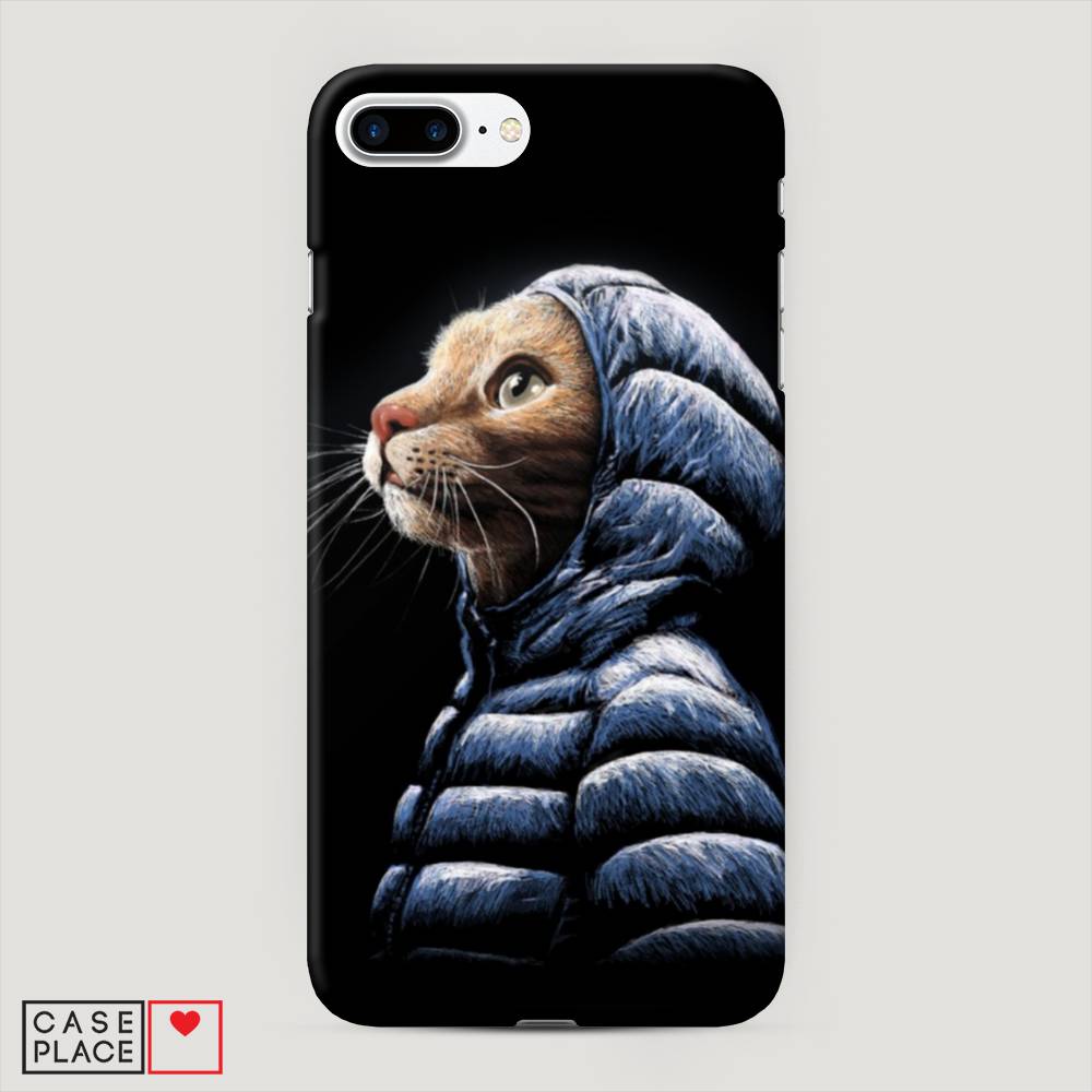 

Пластиковый чехол "Кот в капюшоне" на Apple iPhone 8 Plus, 10920-1