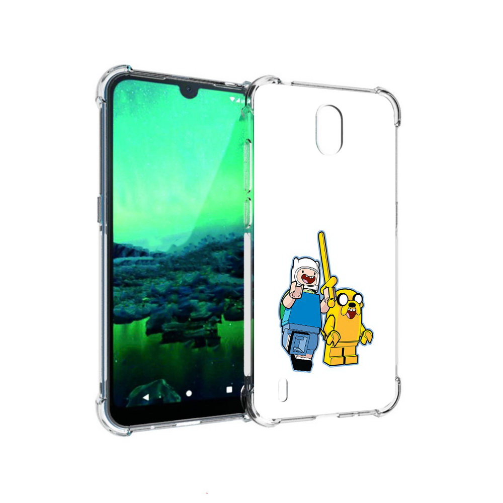 

Чехол MyPads Tocco для Nokia 1.3 время приключений лего (PT227048.104.274), Прозрачный, Tocco