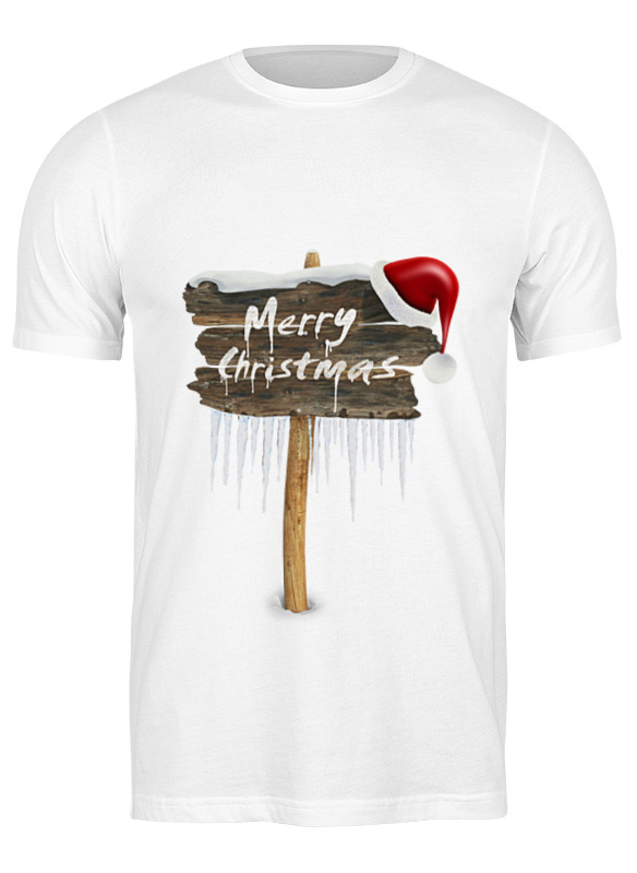 

Футболка мужская Printio Merry christmas белая 3XL, Белый, Merry christmas