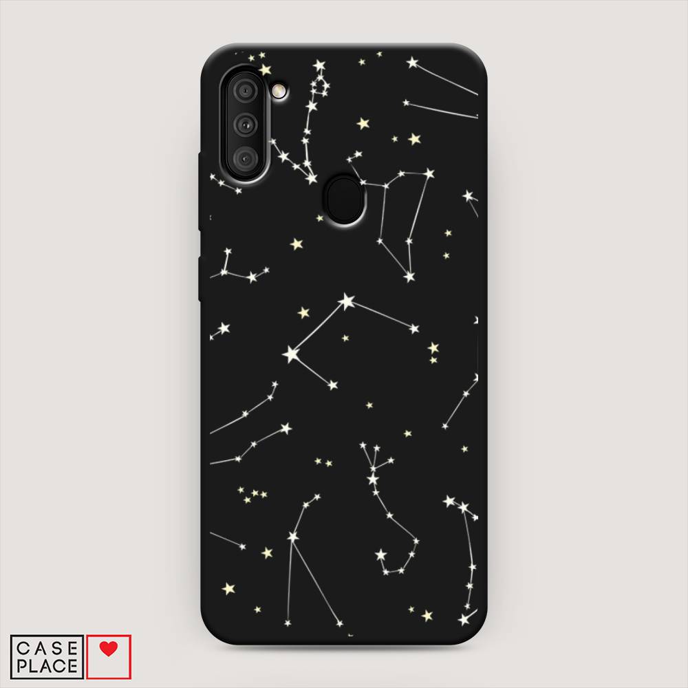 

Матовый силиконовый чехол "Созвездия" на Samsung Galaxy M11, 2100652-1