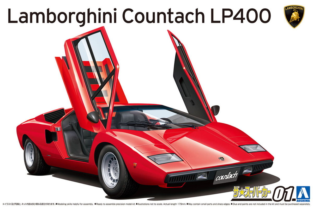 

Сборная модель Aoshima 1/24 Lamborghini Countach LP400 05804