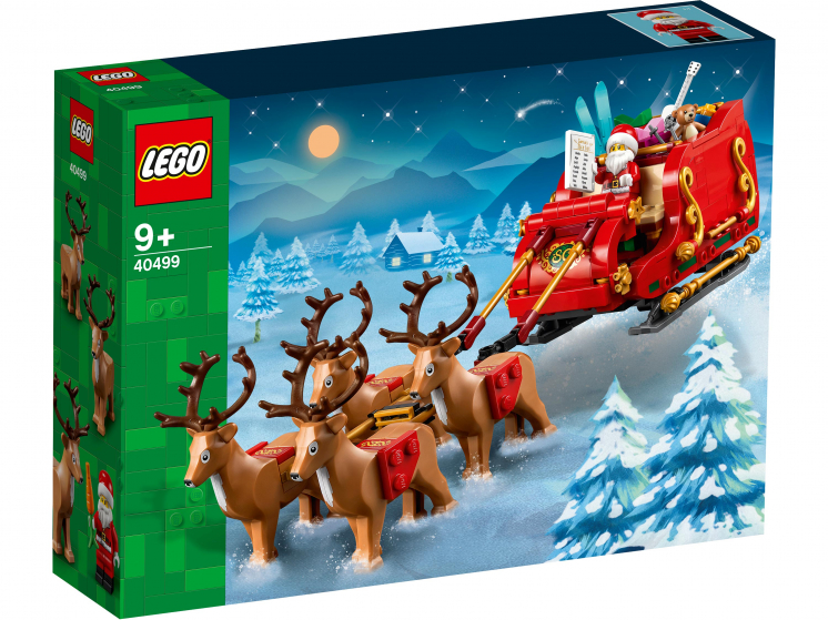 Конструктор LEGO Сувенирный набор Сани Деда Мороза 40499 подушка 44 х 44 см le gobelin сани деда мороза голубой фон