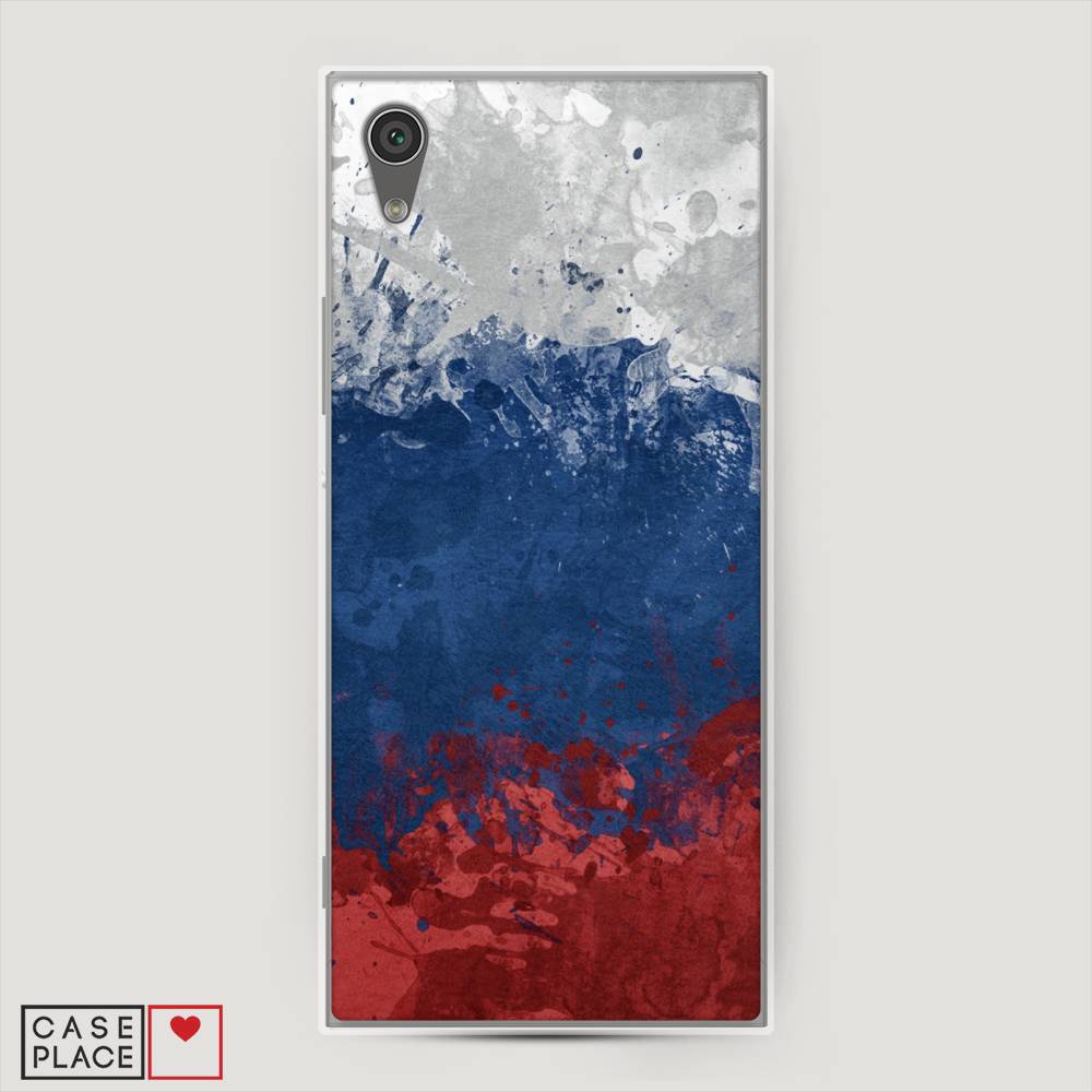 

Чехол Awog на Sony Xperia L1 "Флаг России неровный", Разноцветный, 52550-5