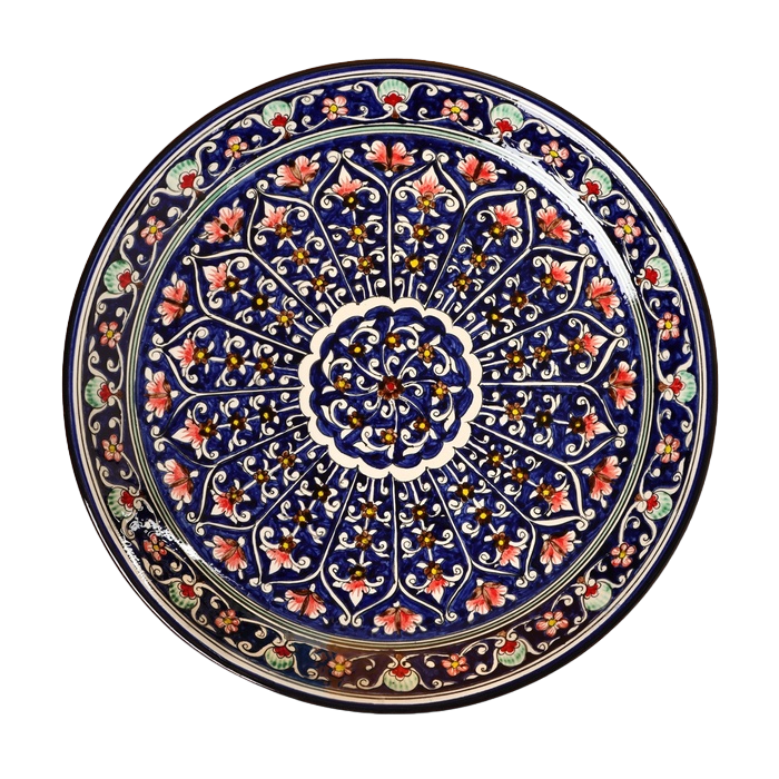 

Блюдо сервировочное Шафран Ляган Риштанская 36 см