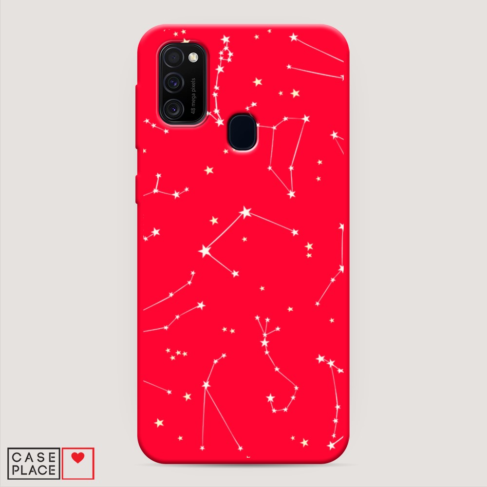 

Матовый силиконовый чехол "Созвездия" на Samsung Galaxy M21, 29753-1