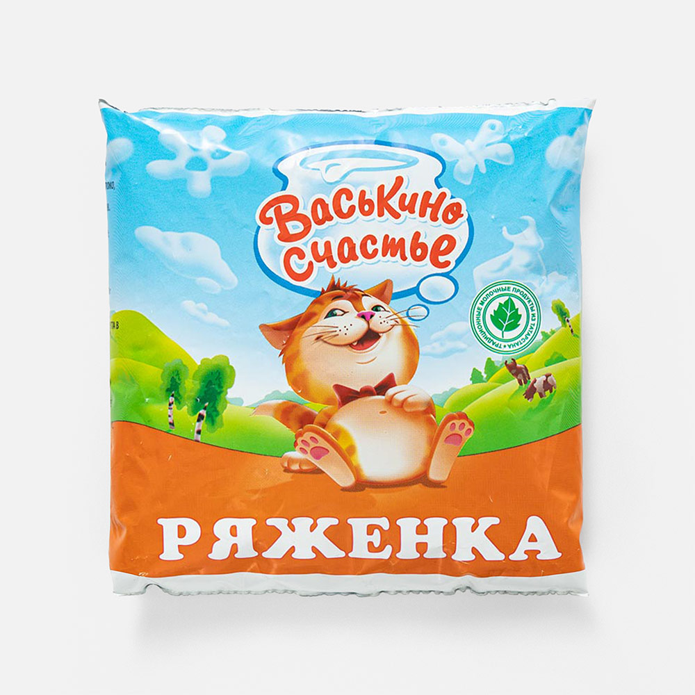 

Ряженка Васькино счастье 2,5% 450 мл бзмж