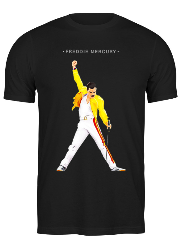 фото Футболка мужская printio freddie mercury - queen черная xl