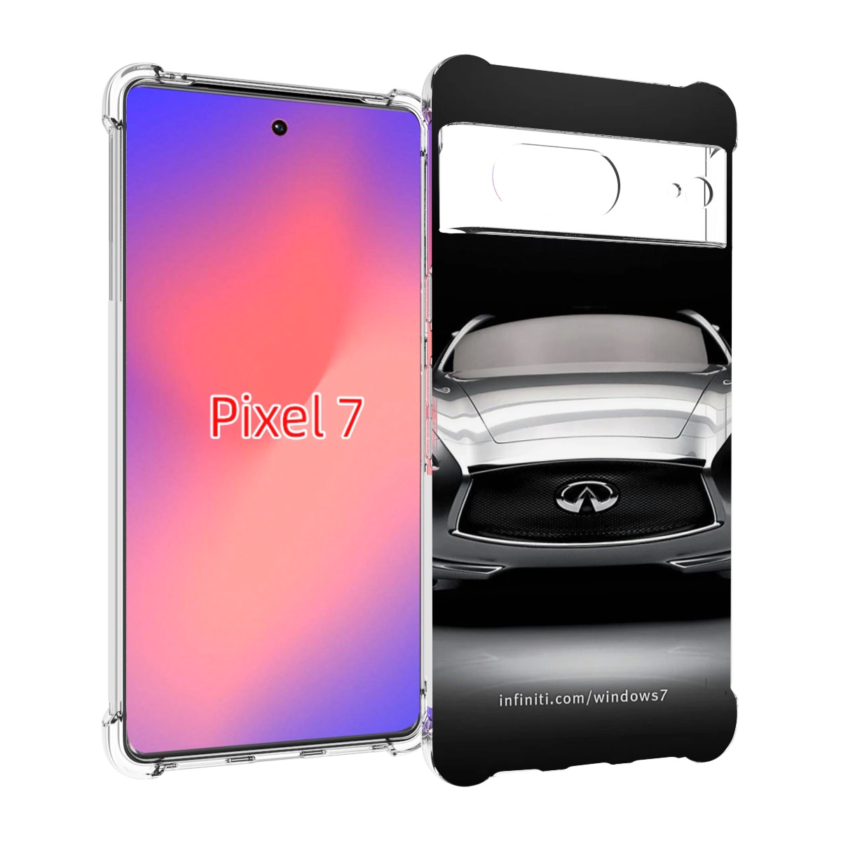 

Чехол Mypads Infiniti 1 Для Google Pixel 7, Прозрачный, Tocco