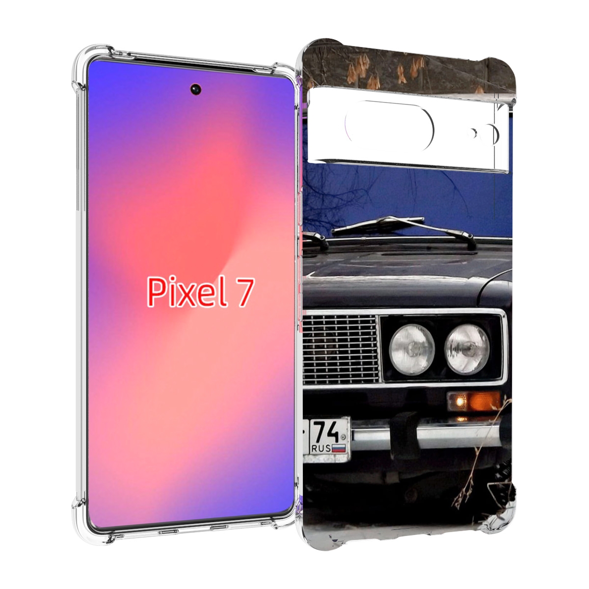 

Чехол Mypads Лада Ваз 1 Для Google Pixel 7, Прозрачный, Tocco