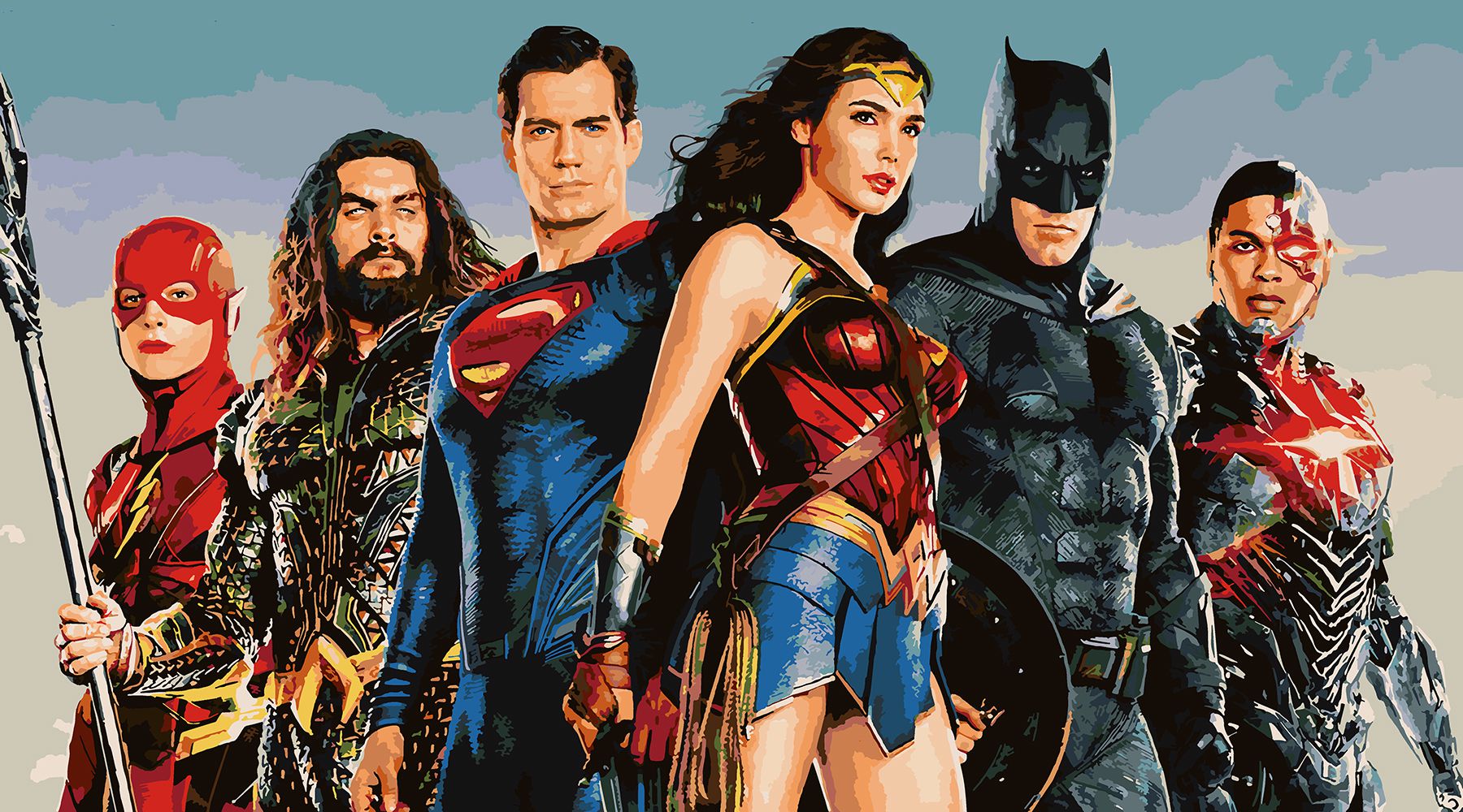 

Картина по номерам Красиво Красим Лига справедливости Зака Снайдера, 80 х 120 см, Лига справедливости Зака Снайдера