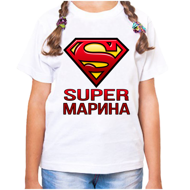 

Футболка девочке белая 22 р-р супер марина, Белый, fdd_super_marina