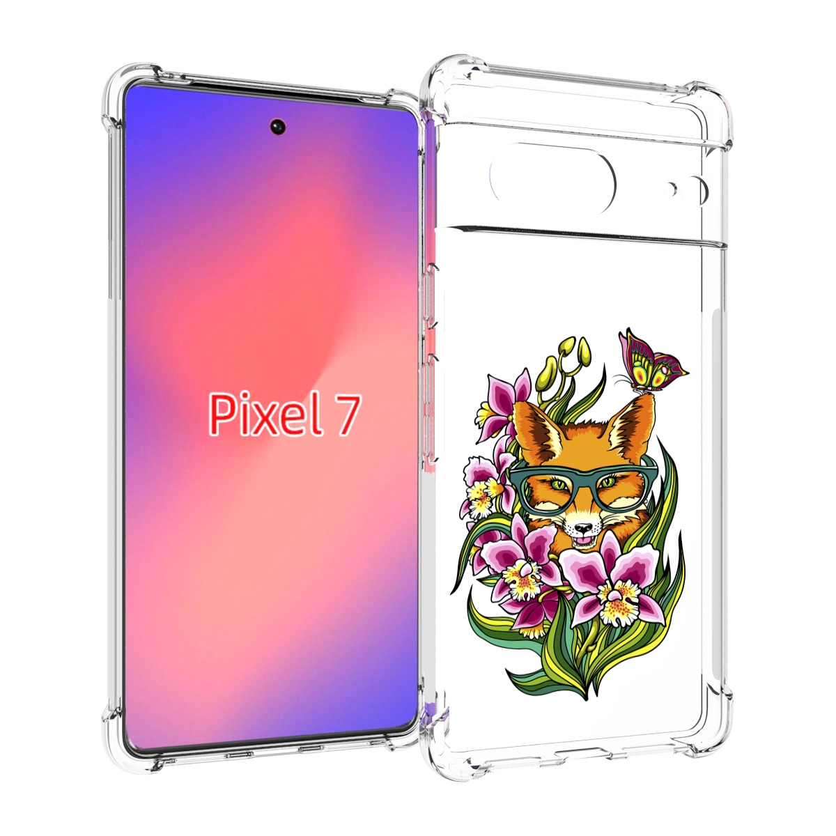 

Чехол Mypads Лиса В Цветах Для Google Pixel 7, Прозрачный, Tocco