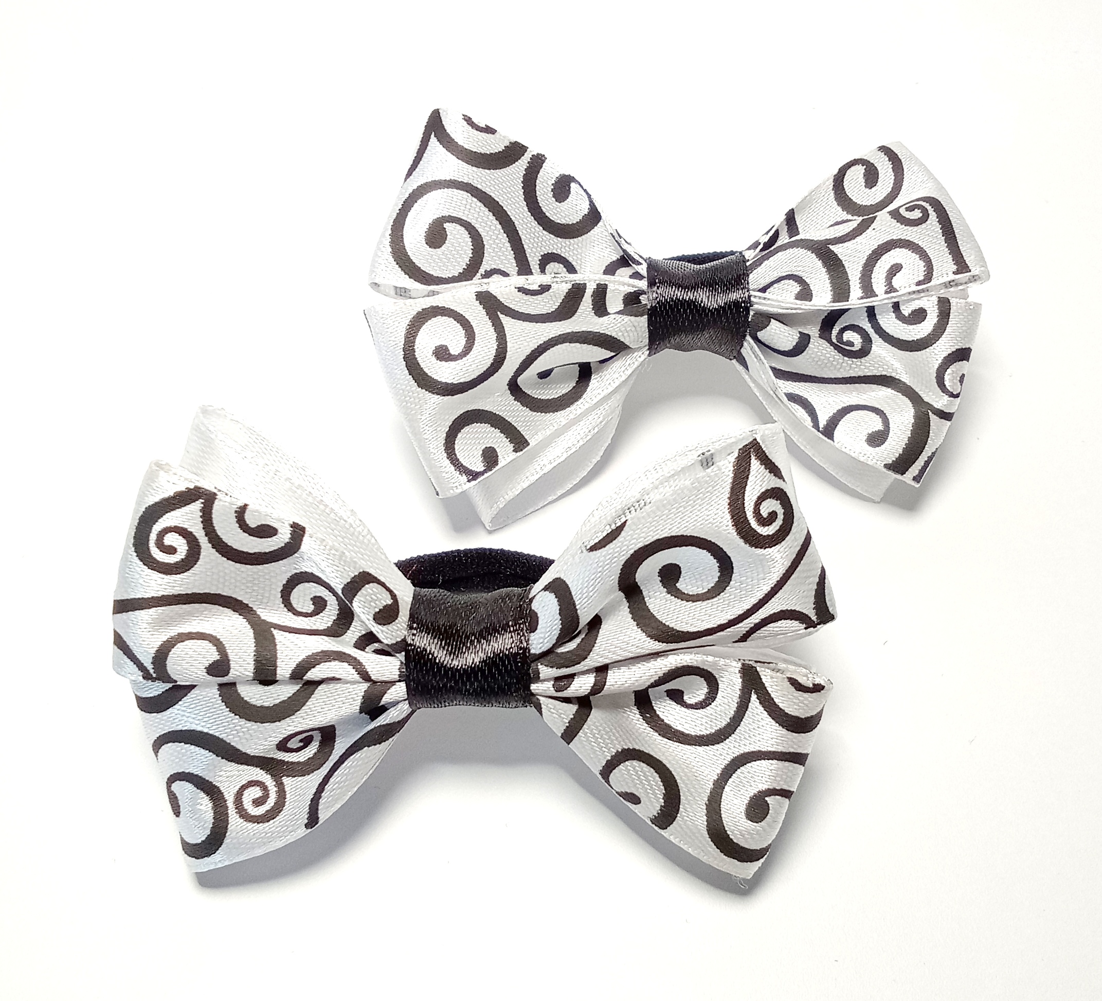 

Банты Для Волос На Резинке Am Bant B007, Белый;черный, AM bant b007