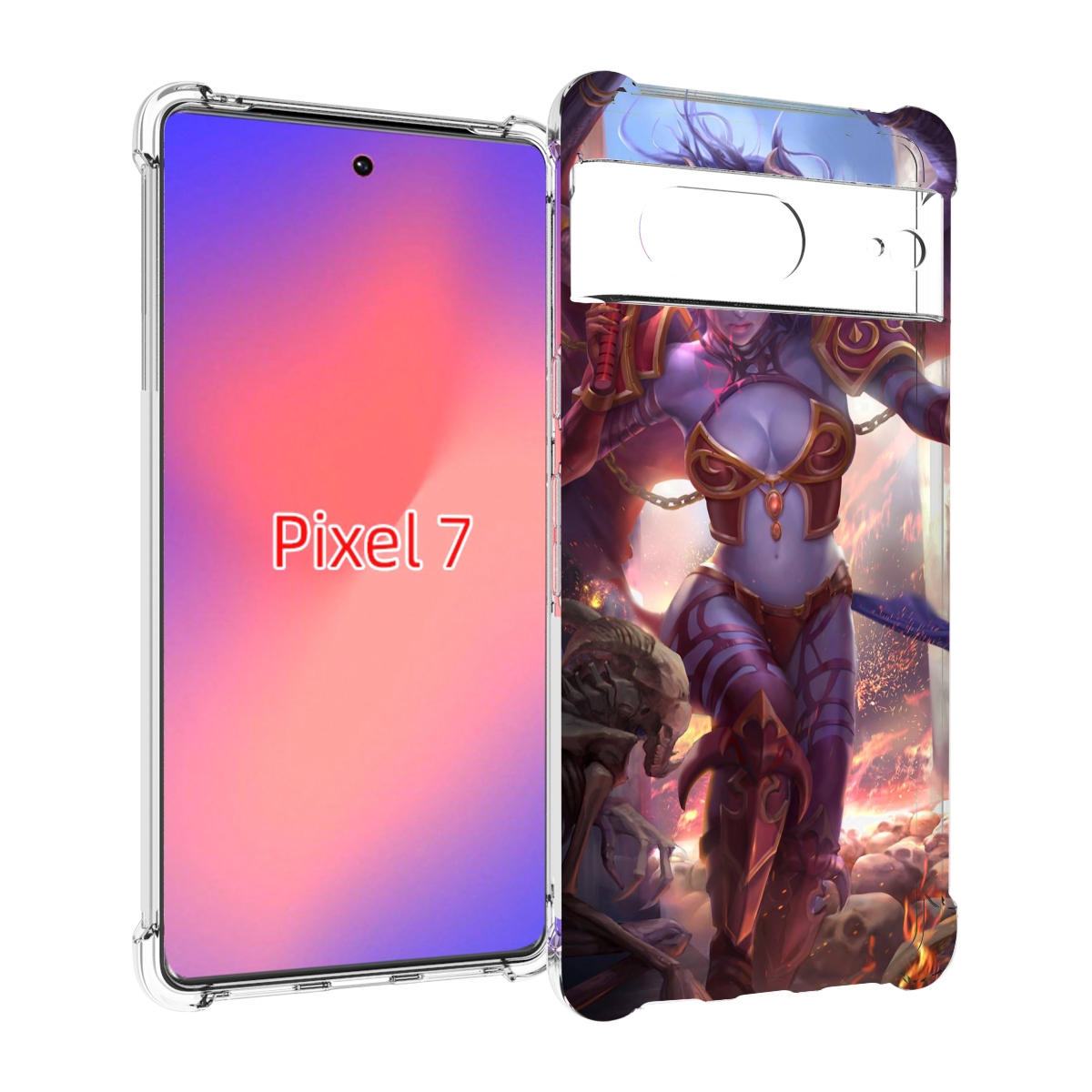 

Чехол Mypads Queen Of Pain Dota 2 Для Google Pixel 7, Прозрачный, Tocco