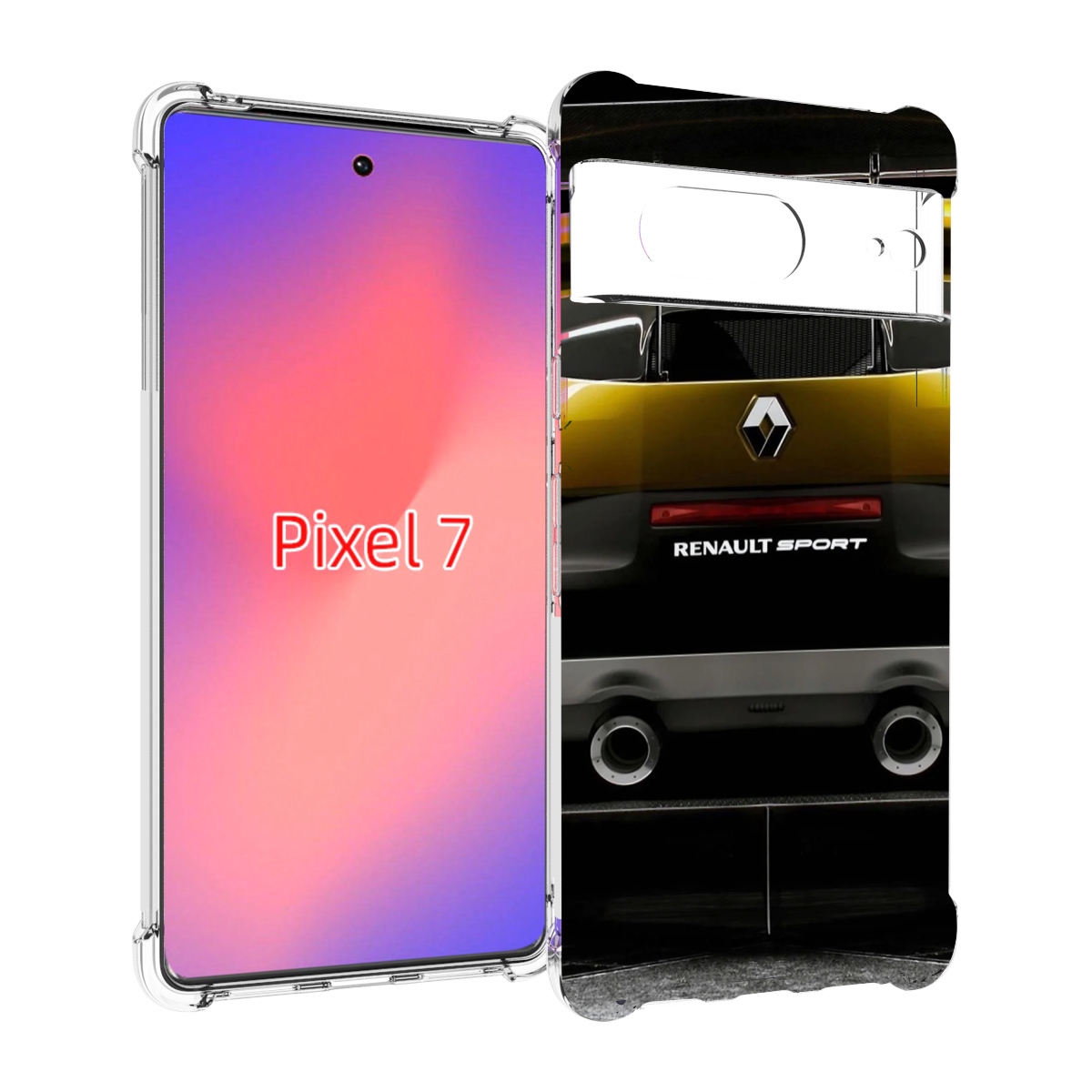 

Чехол Mypads Renault 3 Мужской Для Google Pixel 7, Прозрачный, Tocco