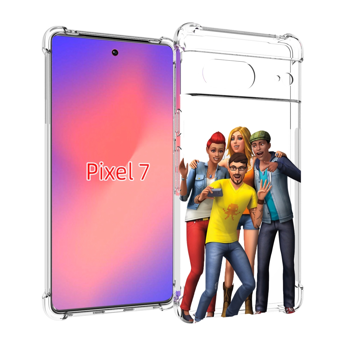 

Чехол Mypads Sims Для Google Pixel 7, Прозрачный, Tocco
