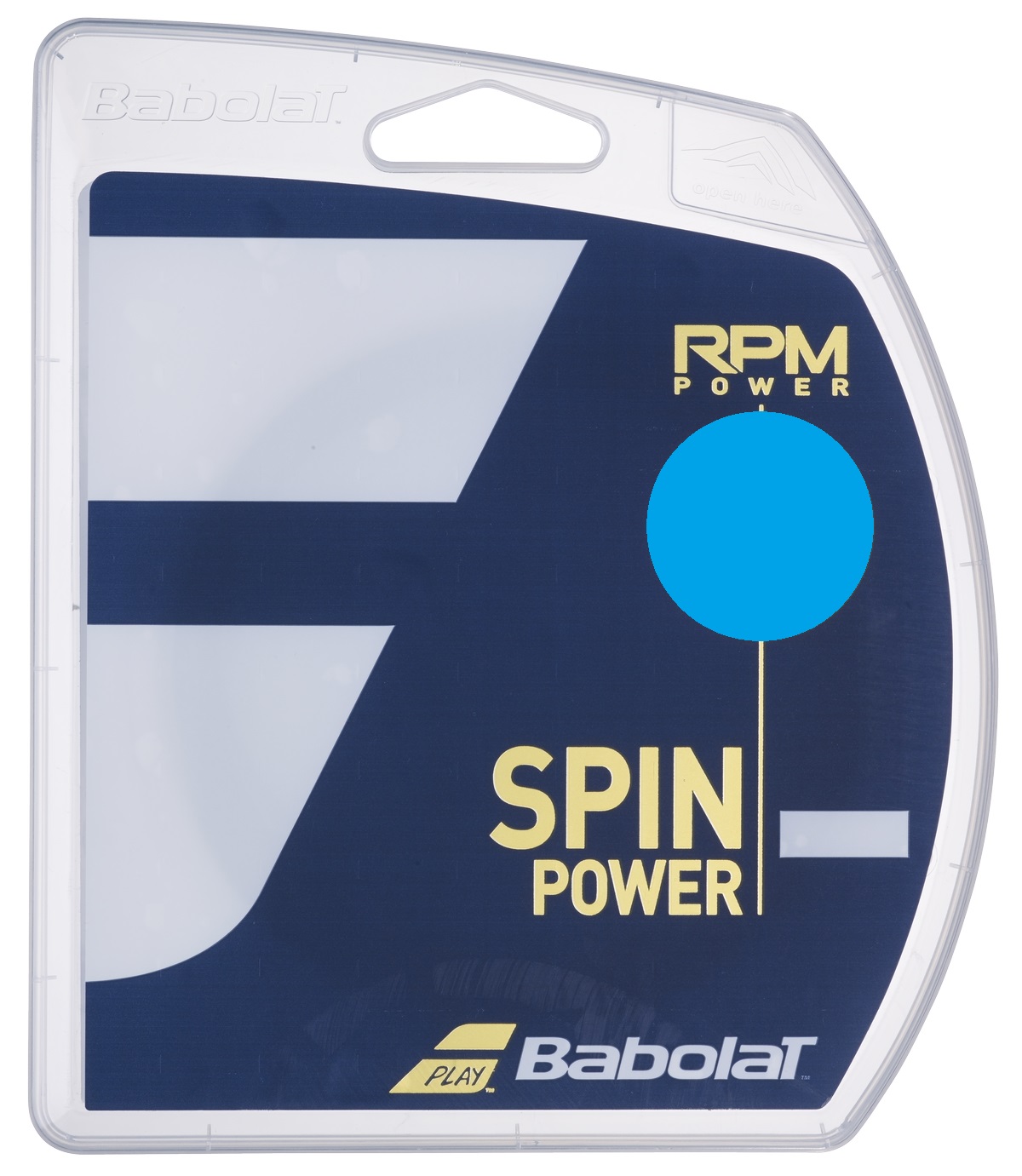 фото Струна для теннисной ракетки babolat rpm power 1.25 мм 12 м blue