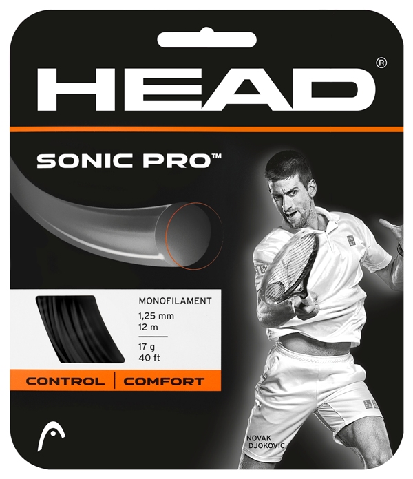 фото Струна для теннисной ракетки head sonic pro 12 м 1,25 мм black