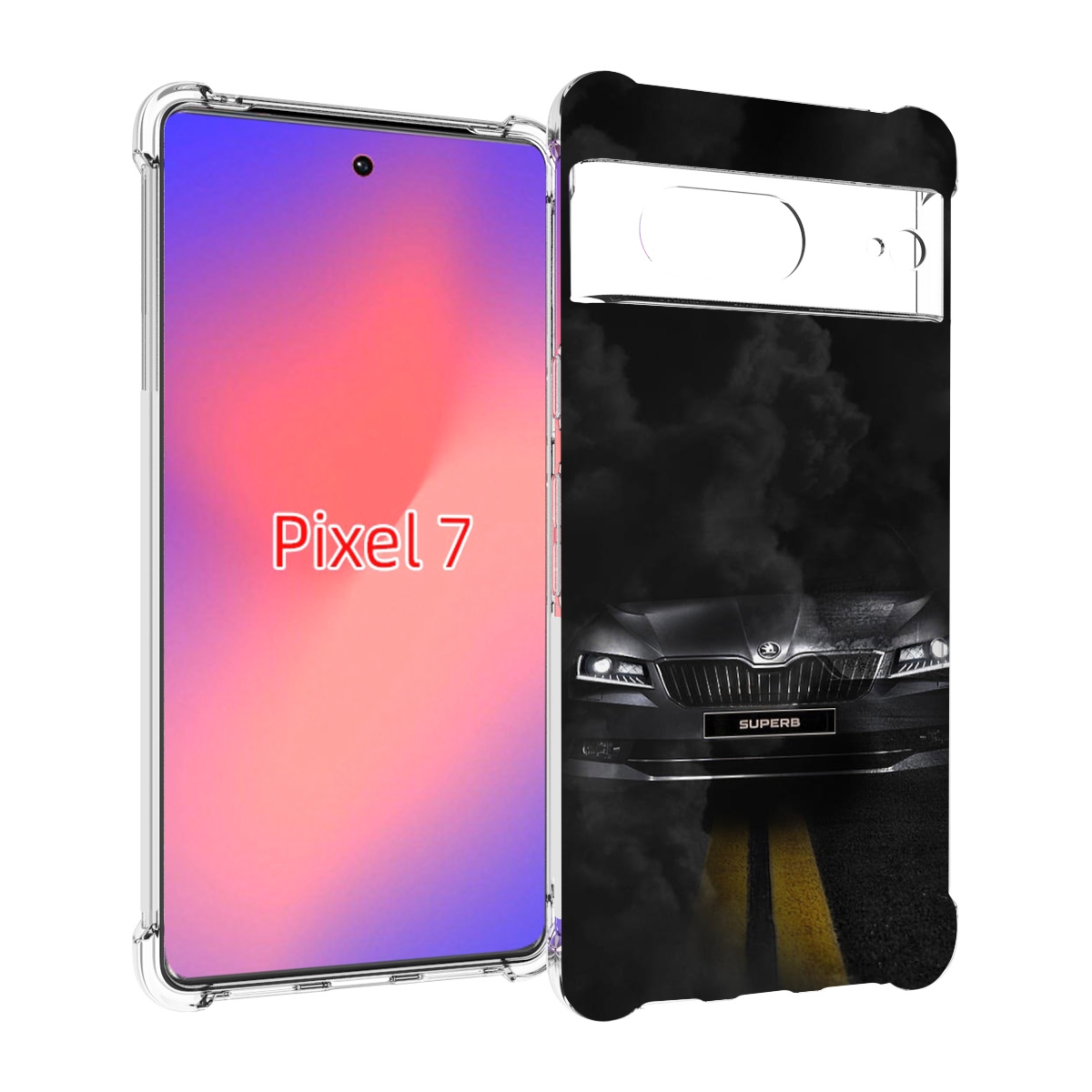 

Чехол Mypads Skoda 1 Для Google Pixel 7, Прозрачный, Tocco