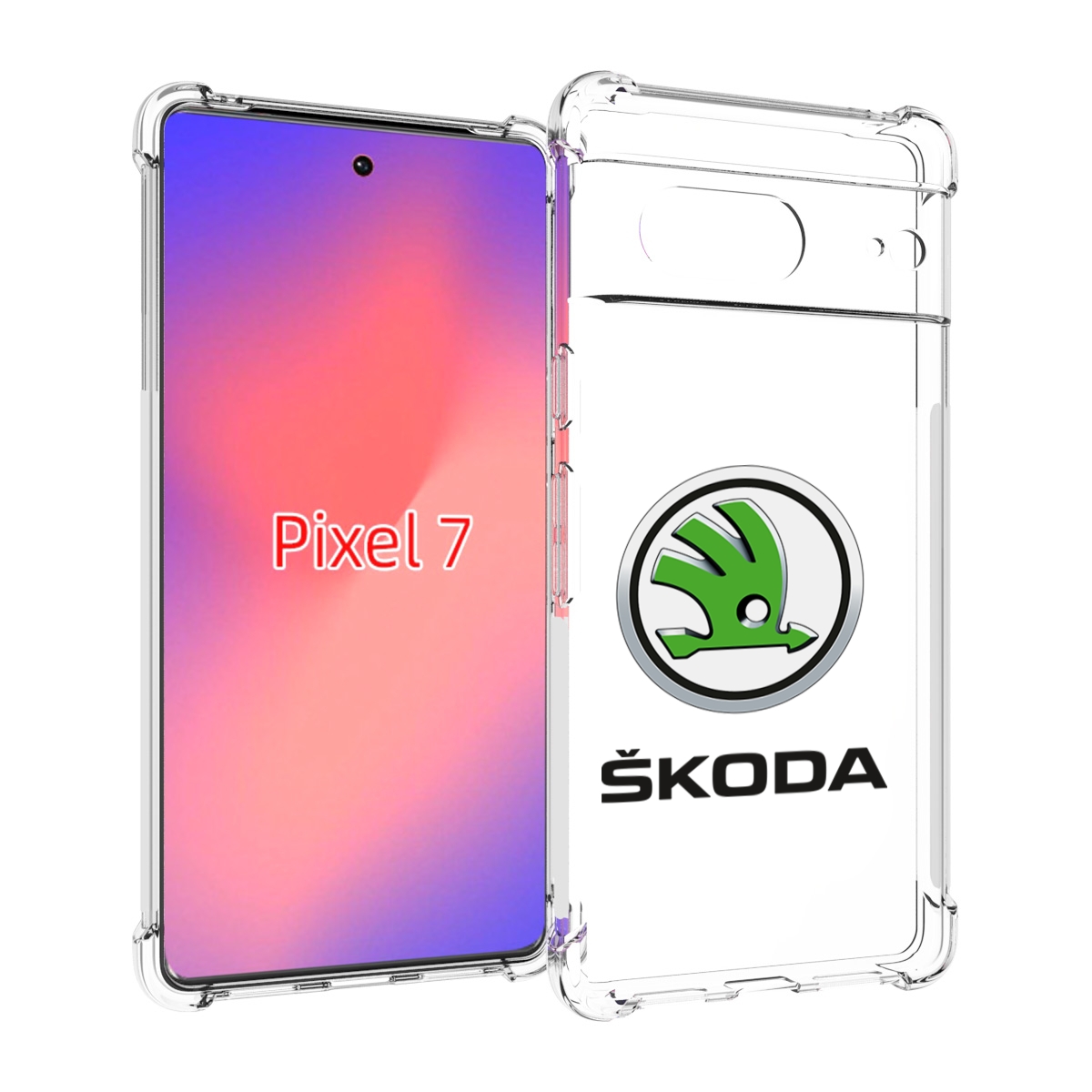 

Чехол Mypads Skoda 4 Мужской Для Google Pixel 7, Прозрачный, Tocco