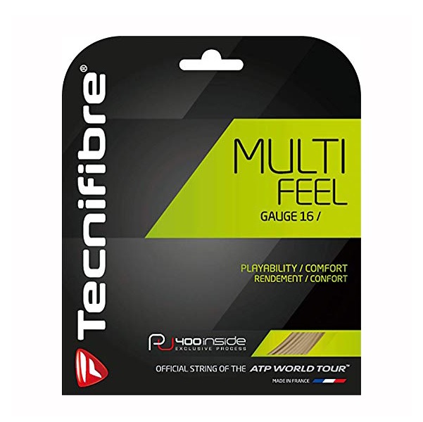 фото Струна для теннисной ракетки tecnifibre multifeel 12 м 1.35 мм natural