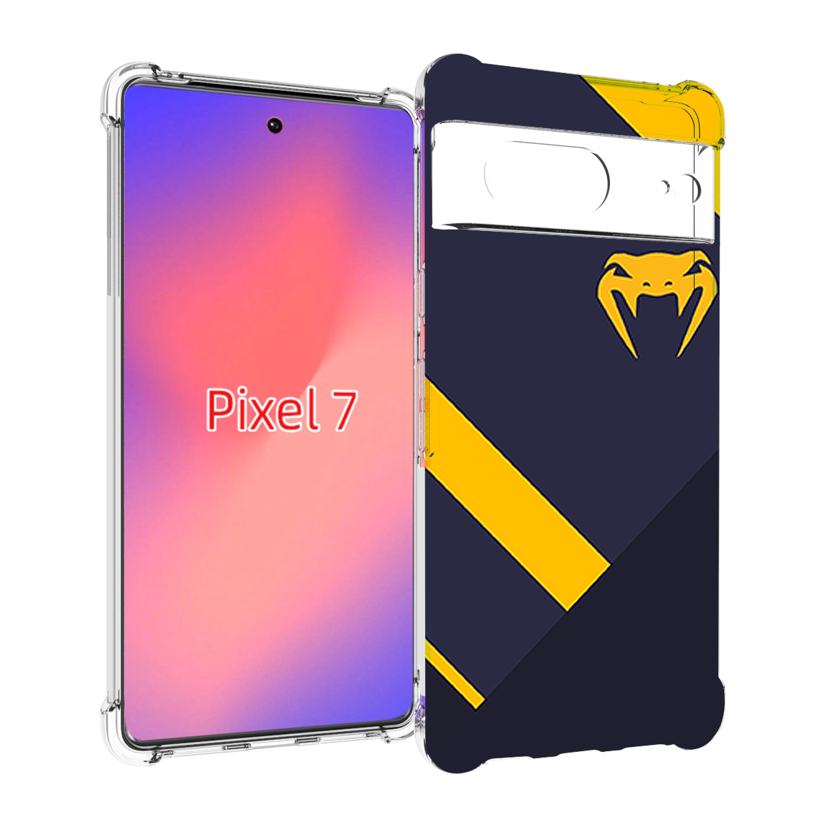 

Чехол Mypads Venum Мужской Для Google Pixel 7, Прозрачный, Tocco