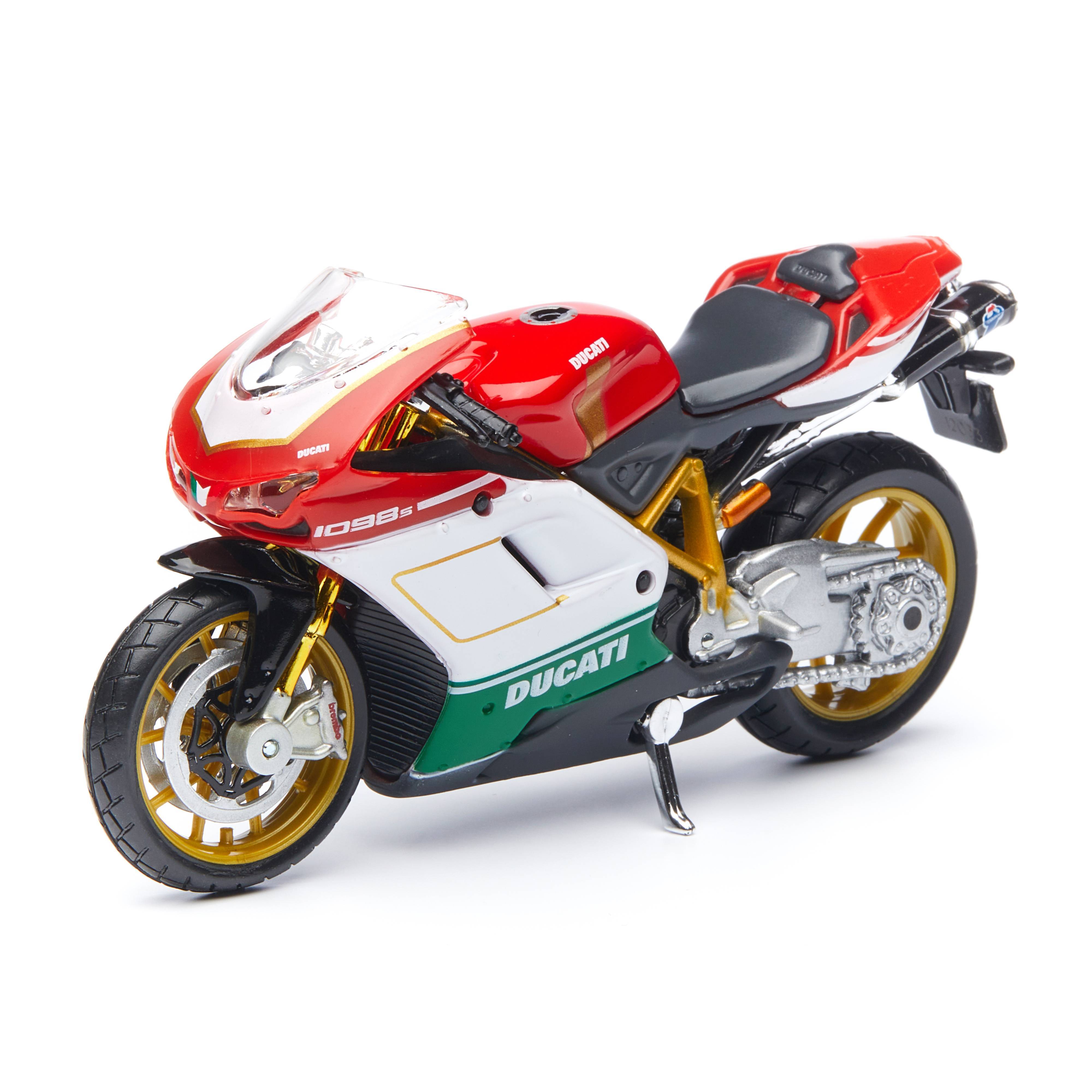 Maisto Мотоцикл Ducati 1098 S4 1:18, красный 39300/15