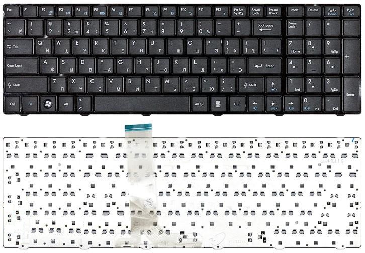 

Клавиатура для ноутбука MSI A6200 CX605 CR630 CX705 черная