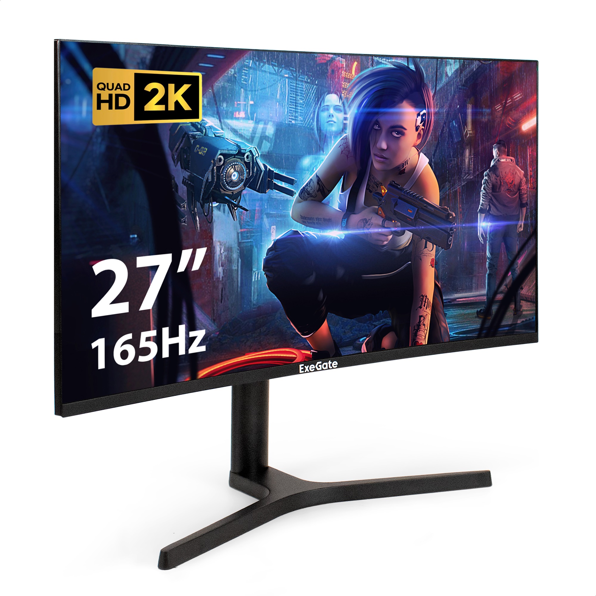 

27" Монитор ExeGate Combat EV2707C черный 165Hz 1920x1080 VA
