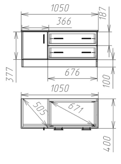 Комод Мебелеф-13 7827₽