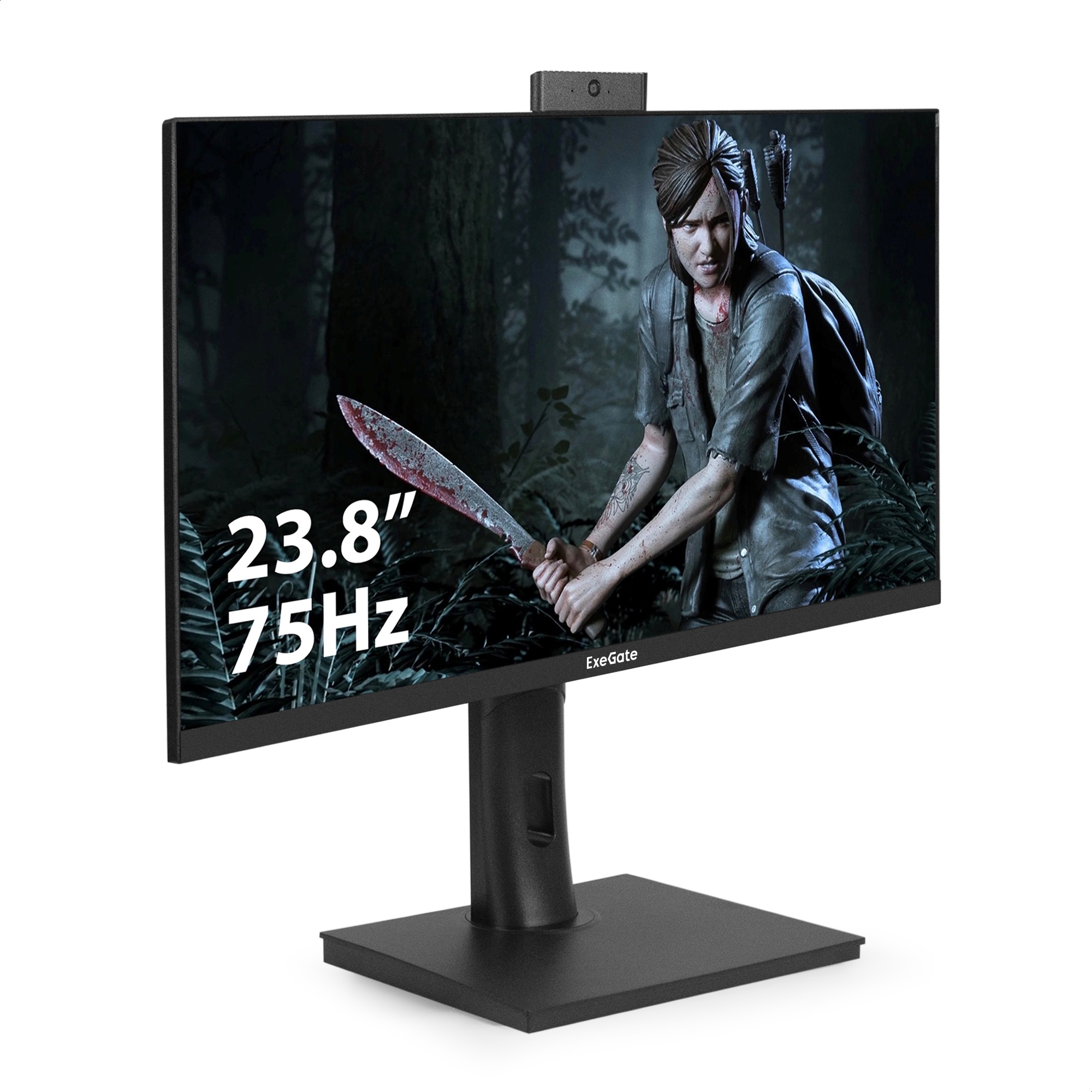 

23.8" Монитор ExeGate SuperView EV2407TA черный 75Hz 1920x1080 IPS