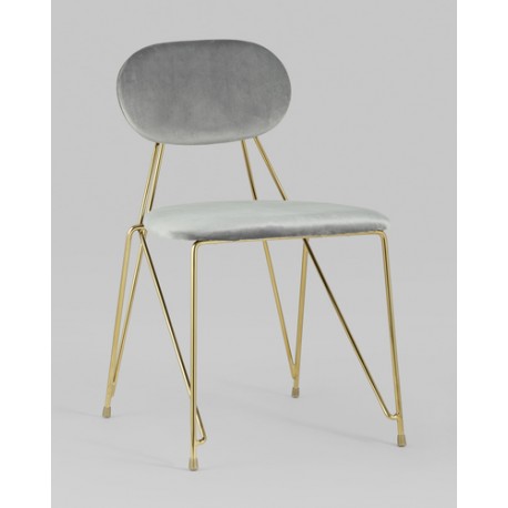 

Стул Stool Group Элис, золотистый/светло-серый, Элис
