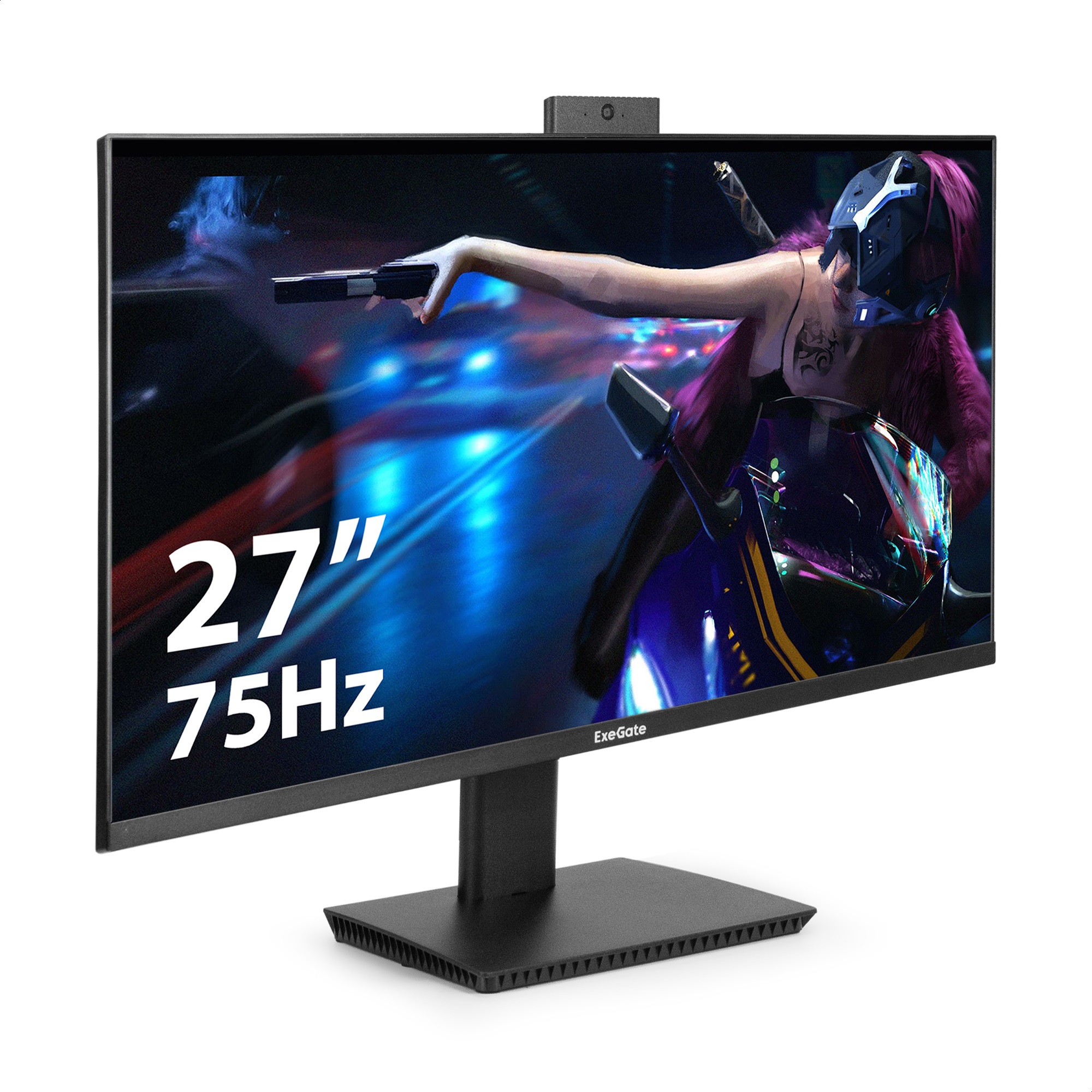 

27" Монитор ExeGate SuperView EV2707T черный 75Hz 1920x1080 IPS