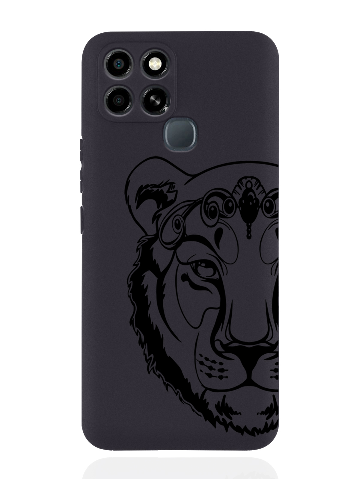

Чехол MustHaveCase для Infinix Smart 6 Львица черный