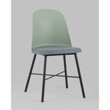 

Стул Stool Group Shell, черный/серо-зеленый, Shell