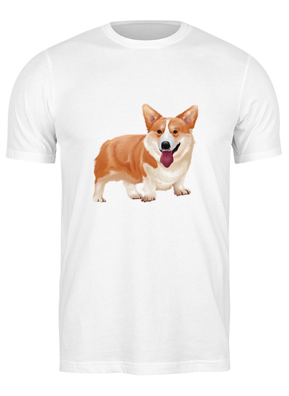 

Футболка унисекс Printio Корги белая 3XL, Белый, Корги