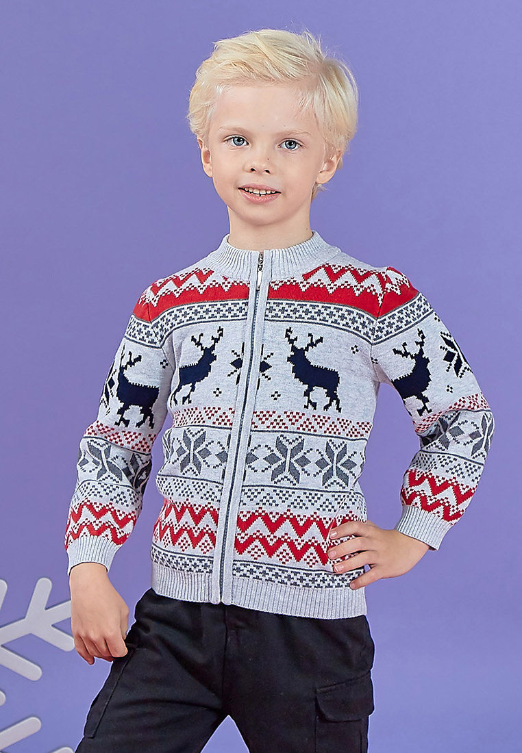 

Кардиган детский Max&jessi 70-ZYT019 серый р.116, 70-ZYT019