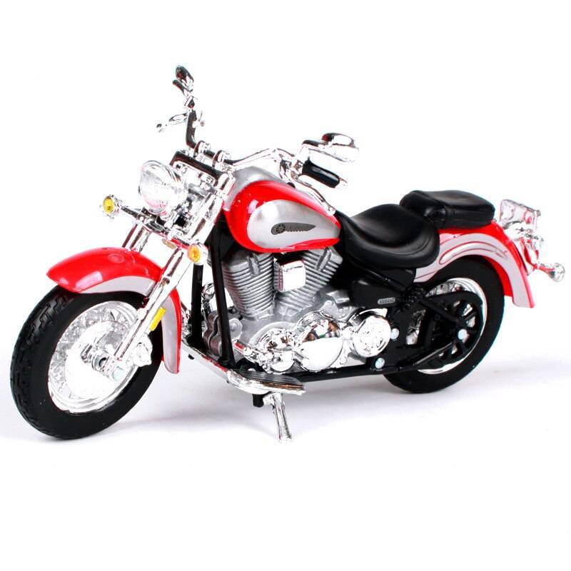 

Maisto Мотоцикл YAMAHA 2001 Road Star 1:18, красный 39300/27, 39300/27