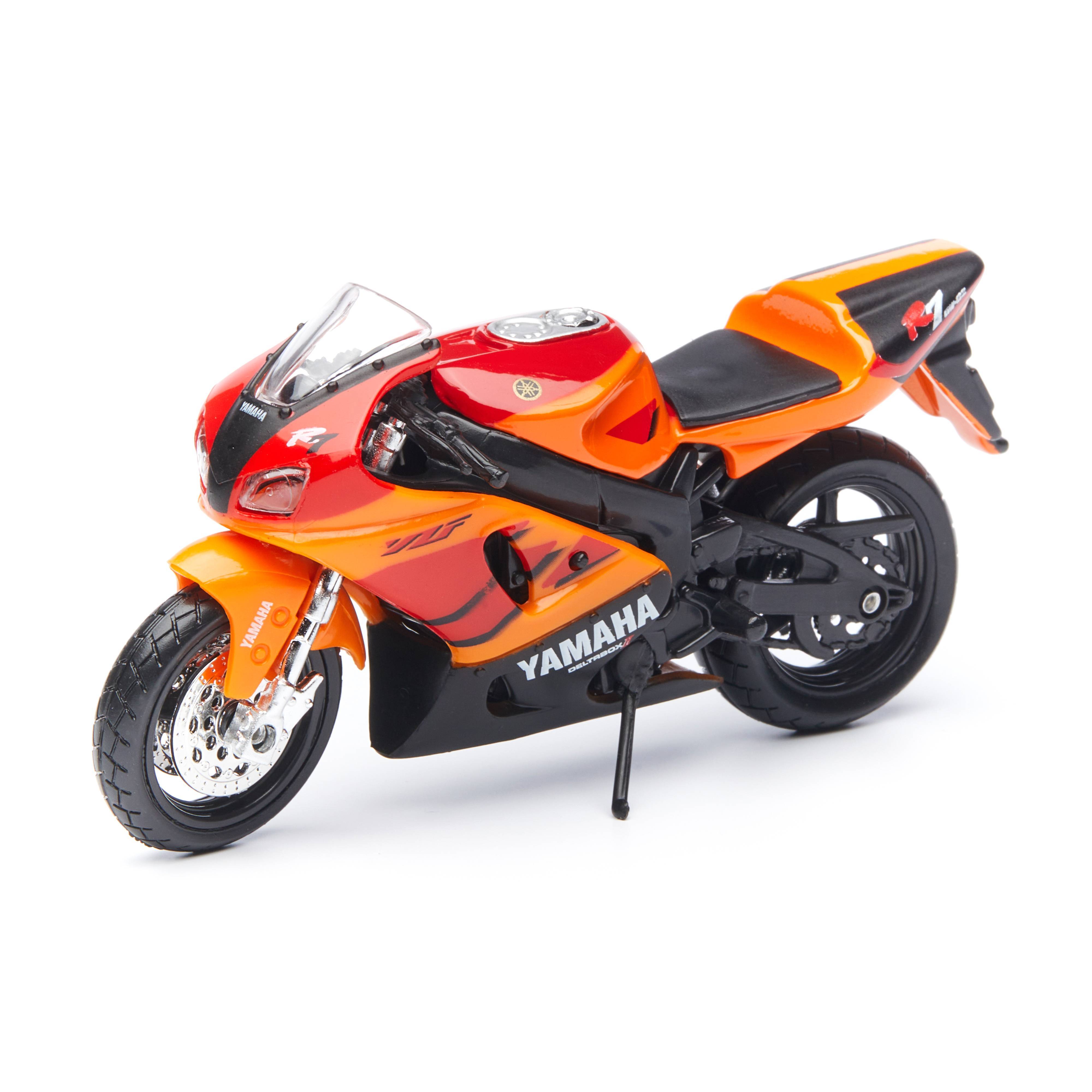

Maisto Мотоцикл YAMAHA YZF-R7 1:18, оранжевый/красный 39300/28, 39300/28