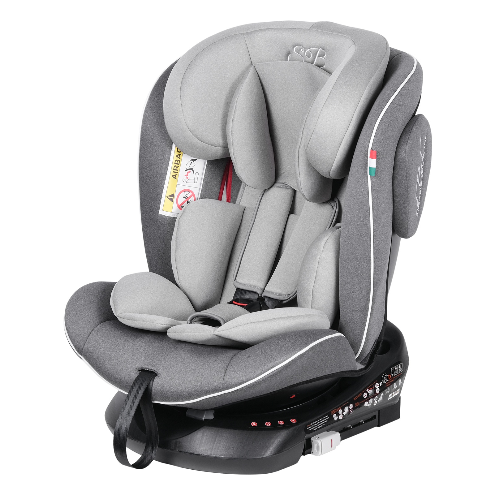 фото Автокресло sweet baby crosstour 360 sps isofix grey гр. 0/1/2/3