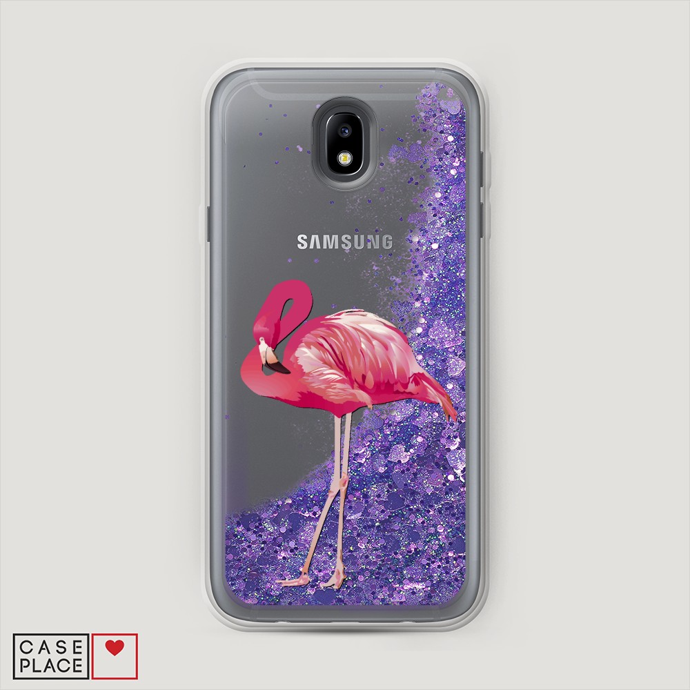 

Жидкий чехол с блестками "Звездный единорог" на Samsung Galaxy A91