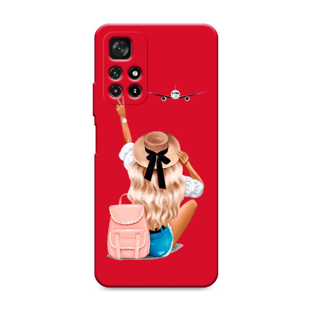 

Чехол Awog на Poco M4 Pro 5G/Redmi Note 11S 5G "Автостопом самолетом", Разноцветный, 311853-1