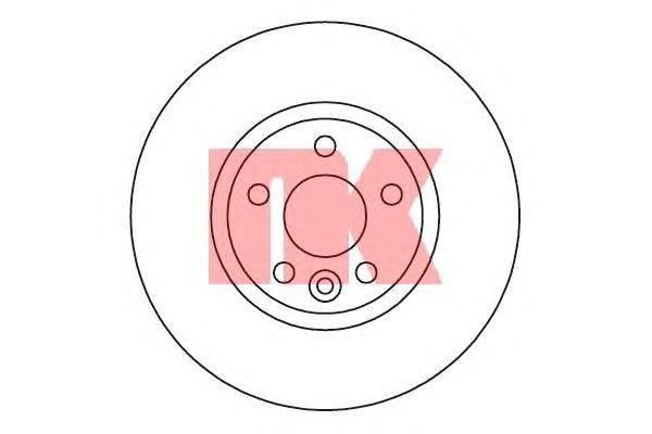 

Тормозной диск Nk передний для Ford Galaxy, S-Max 2006- 202573