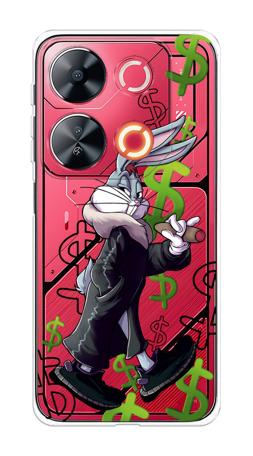 

Чехол на Itel P65 "Rich Bugs Bunny", Зеленый;черный;голубой, 3202350-1