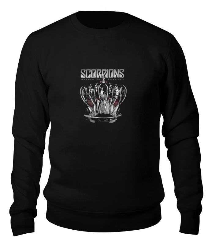 

Свитшот унисекс Printio Scorpions - return to forever черный L, Scorpions - return to forever