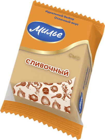 

Сыр Милье Сливочный полутвердый фасованный 50% 250 г