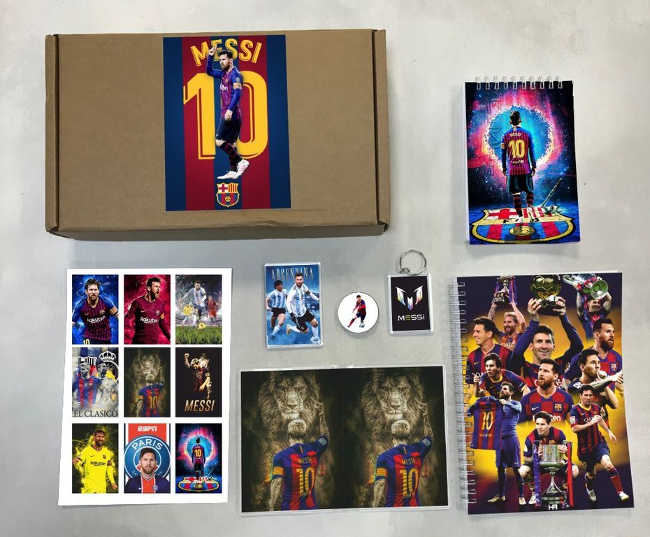 

Бокс с подарком Messi, Месси - 7, 55978677-1, 7 предметов