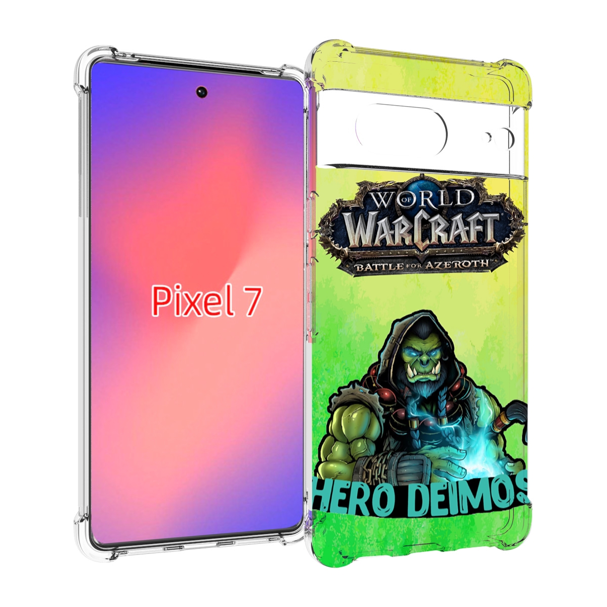 

Чехол Mypads World-Of-Warcraft Мужской Для Google Pixel 7, Прозрачный, Tocco