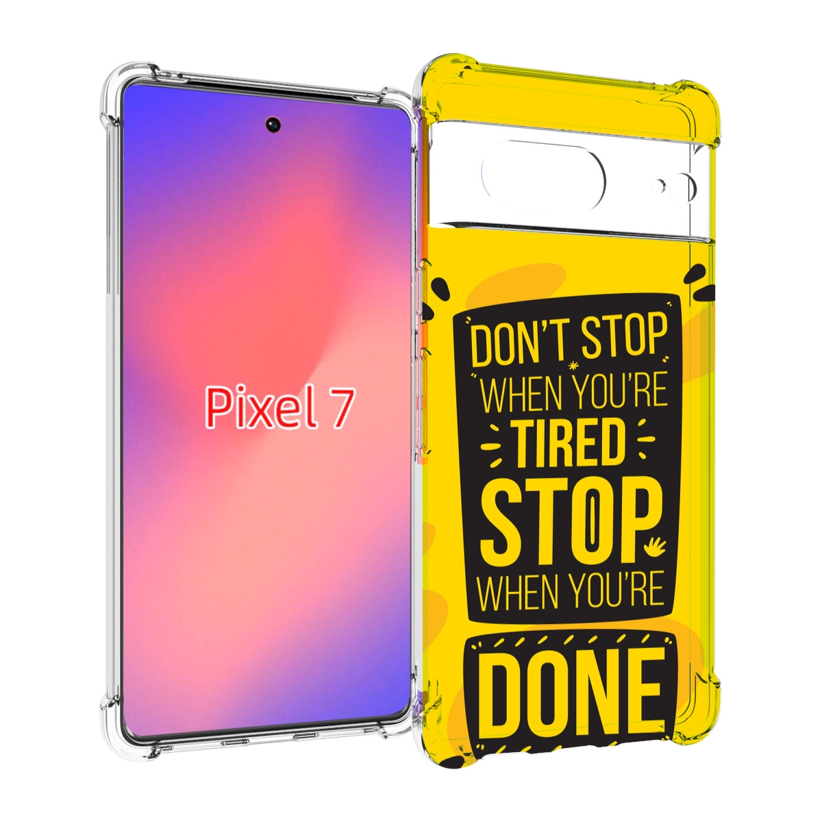 

Чехол Mypads Yellow-Done Для Google Pixel 7, Прозрачный, Tocco