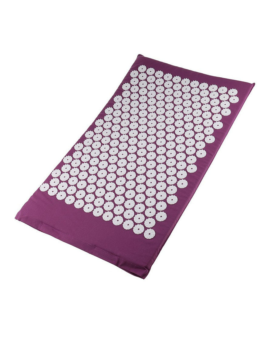 Массажный акупунктурный коврик Просто Полезно, фиолетовый, 74x42 см
